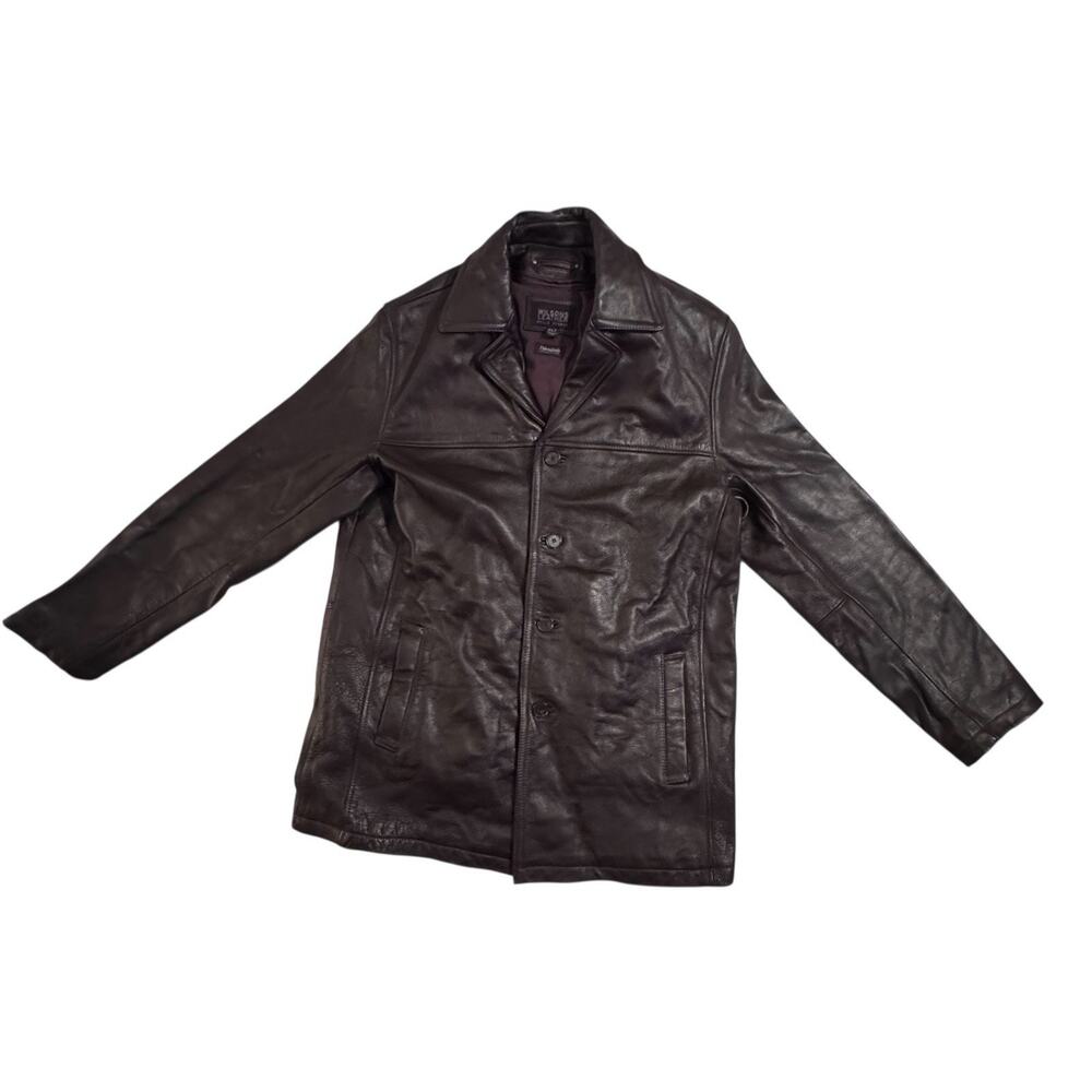 Wilsons Leather *Thinsulate Pelle Studio Men’s Brown Leather Coat XLT Lined